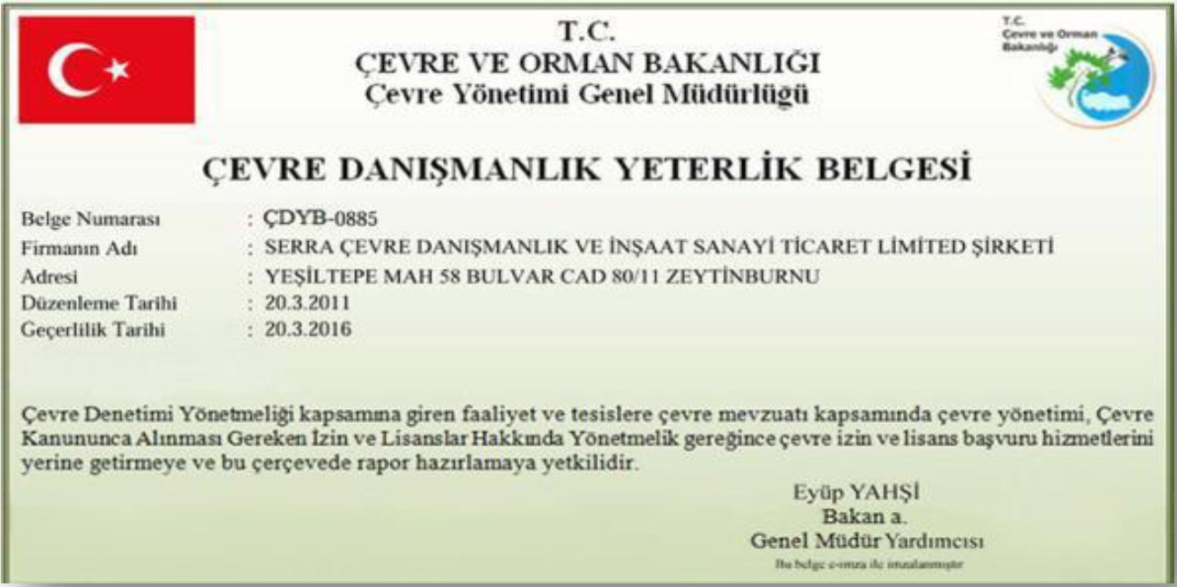 Yetki Belgelerimiz